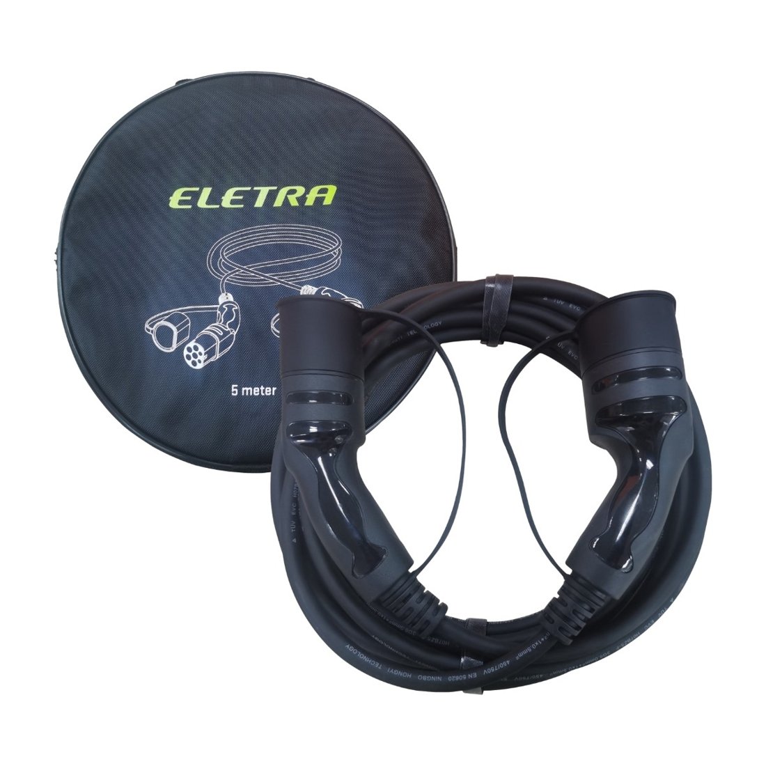 Eletra Ladekabel T2–T2 1P 32 A, 5 m, 7,4 kW
