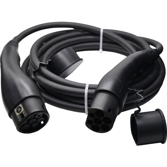 Namron Ladekabel Mode3 T2–T2 32 A 3-fas, 7 m